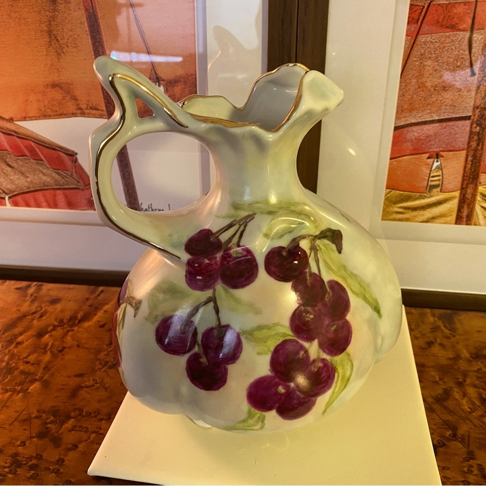 Vintage Hand Painted Pitcher